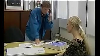 French Office Double Penetration With A Lucky Employee