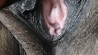 Asian Wife'S Hairy Pussy Up Close For Your Pleasure