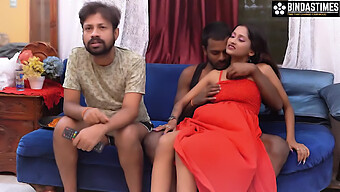 Star Sudipa Gets Her Pussy Eaten And Fucked By Her Boyfriend'S Friend In Front Of Him