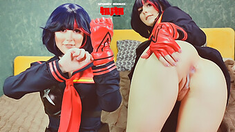 Ryuko Matoi Gets Her Holes Filled By A Big Cock In This Cosplay Porn Video