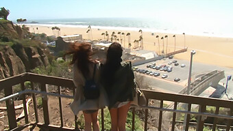 Two Hot Brunettes Explore Their Sexuality In A Steamy Lesbian Encounter