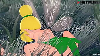 Cosplay-Dronning Tinker Bell Bliver Fræk I En Hot Hentai-Scene