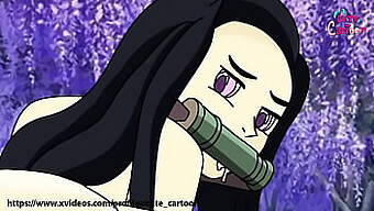 Encontro Apaixonado De Nezuko E Tanjiro Em Animação Hentai