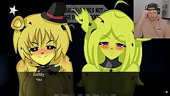 Chica'Nın Büyük Göğüsleri Ve Poposu Freddy'Nin Anime'Sinde Beş Gece Vahşi Bir Sürüş Yapıyor