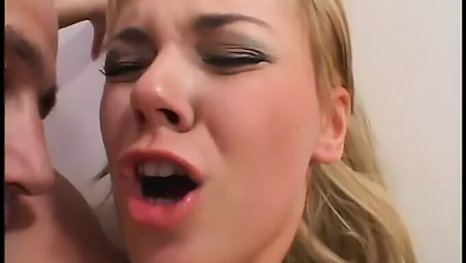 Curious Blonde With Small Tits Enjoys A Face Fuck And Blowjob