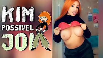 Kim Possible'S Big Natural Tits And Big Ass Get The Jerk Off Instruction They Deserve