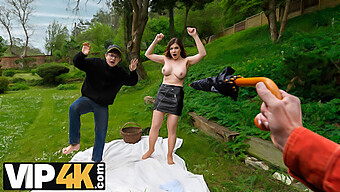 European Teen Sex: Hunting For Pussy In The Woods With Maya