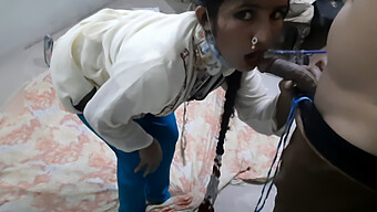 Desi Maid Gives A Deepthroat Blowjob And Cum In Mouth