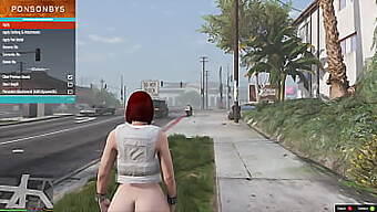 Gtav-Naked Lady In Solo Masturbation Session