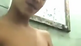 Indonesian Teen Enjoys A Squirt-Filled Orgasm In The Bathroom