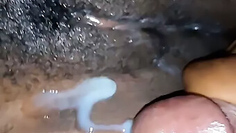 Cumshot And Creampie Action In A Homemade Ebony Video